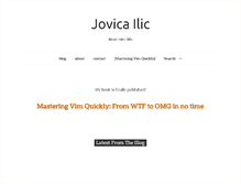 Tablet Screenshot of jovicailic.org